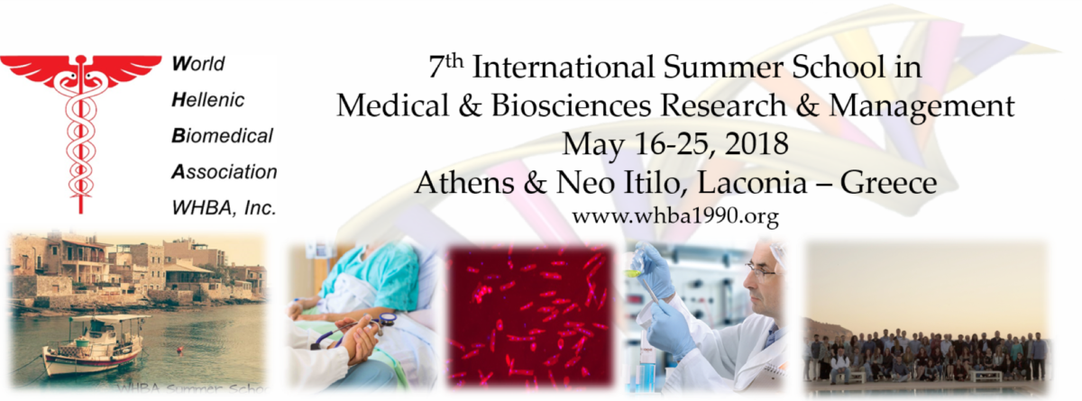 7th International Summer School in Medical & Biosciences Research & Management | WHBA